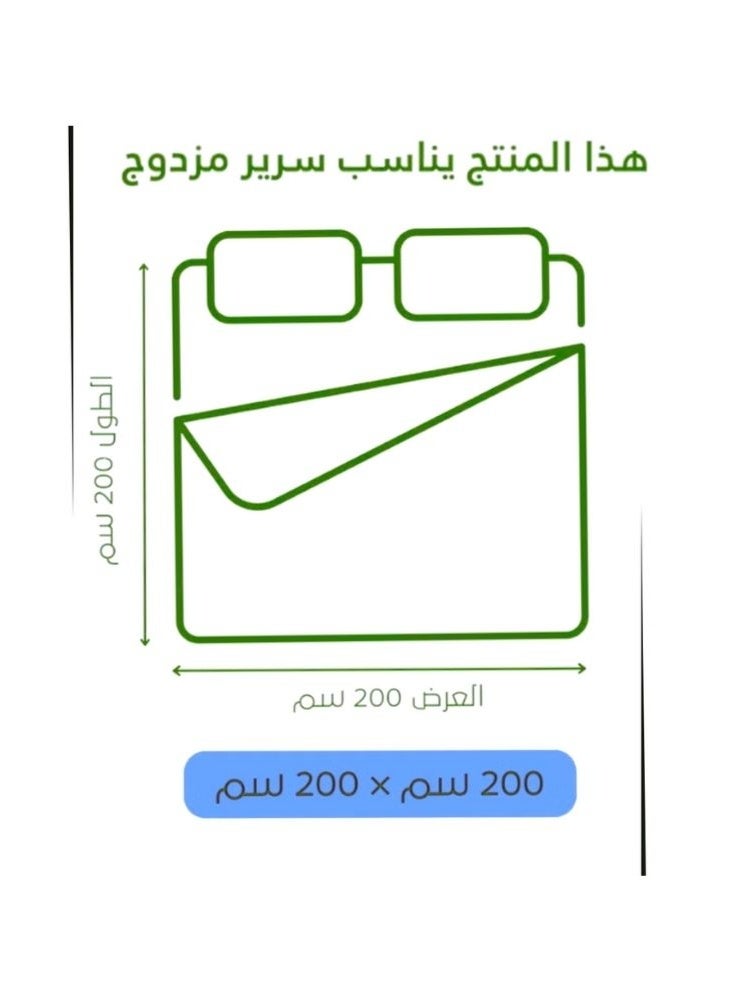 Microfiber Hotel Comforter Set, Fits 200 cm x 200 cm Bed, 7 Pcs King Size with Cozy Filling Best For Winter, Soft Premium Design – Light Grey - Image 3